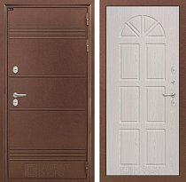 LABIRINT Входная металлическая дверь с терморазрывом Термо Лайт панель №15 цвет Алмон 25