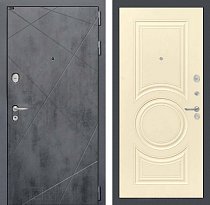 LABIRINT Входная металлическая дверь Лофт панель №23 цвет шампань софт
