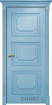 Дверь Оникс модель Пальмира цвет Эмаль голубая