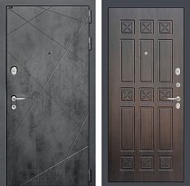LABIRINT Входная металлическая дверь Лофт панель №16 цвет Алмон 28