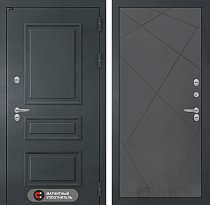 LABIRINT Входная металлическая дверь Атлантик панель №24 цвет графит софт