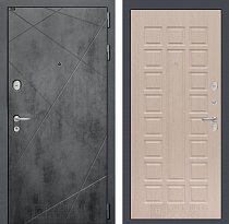 LABIRINT Входная металлическая дверь Лофт панель №4 цвет белёный дуб