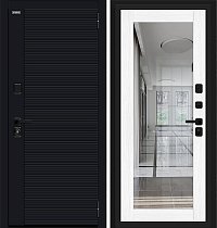 Входная Дверь модель Джет-3 (RBE) цвет Total Black/Snow Melinga