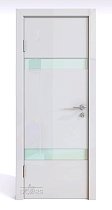 Линия Дверей Шумоизоляционная дверь 42 Дб модель 602 цвет глянец Белый стекло лакобель белый