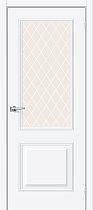 Дверь Браво модель Классик-13 цвет White Silk/White Сrystal