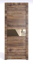 Линия Дверей Шумоизоляционная дверь 42 Дб модель 609 цвет Лофт тёмный зеркало бронзовое