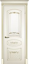 Дверь Текона Смальта модель Деко-05 цвет RAL 1013 патина золото