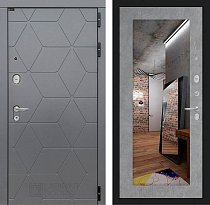 LABIRINT Входная металлическая дверь Cosmo панель №18 цвет бетон светлый