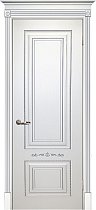 Дверь Текона Смальта модель Деко-04 цвет RAL 9003 патина серебро