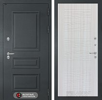 LABIRINT Входная металлическая дверь Атлантик панель №6 цвет сандал белый