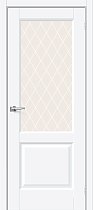 Дверь Браво модель Неоклассик-33 цвет White Silk/White Сrystal