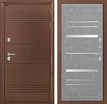 LABIRINT Входная металлическая дверь с терморазрывом Термо Лайт панель №20 цвет бетон светлый