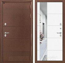 LABIRINT Входная металлическая дверь с терморазрывом Термо Лайт панель №19 цвет белый софт