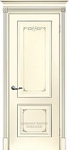 Дверь Текона Смальта модель Деко-14 цвет RAL 1013 патина серебро