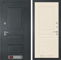 LABIRINT Входная металлическая дверь Атлантик панель №3 цвет крем софт