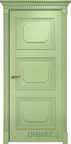 Дверь Оникс модель Пальмира цвет Эмаль фисташковая