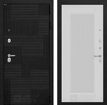 LABIRINT Входная металлическая дверь PAZL панель №30 белый софт