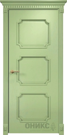 Дверь Оникс модель Валенсия цвет Эмаль фисташковая