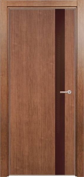 Дверь Status Favorite модель 703 Анегри стекло лакобель коричневый