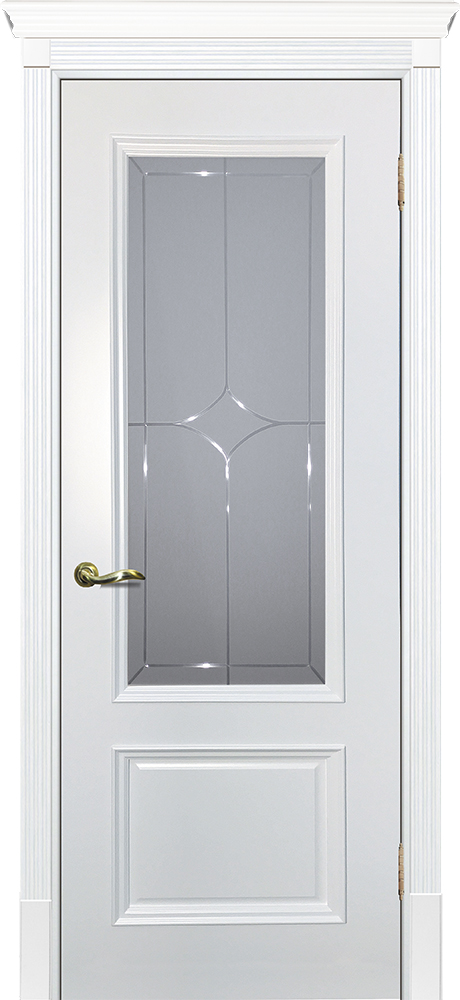 Дверь Текона Смальта-Белла 07 RAL 9003 стекло