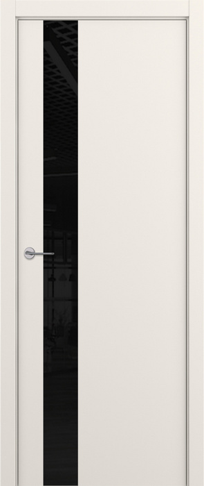 ZaDoor ART-LITE модель A3 эмаль цвет жемчужно-перламутровый стекло lacobel black