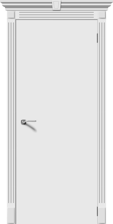 Дверь Верда модель Моно эмаль цвет Белая