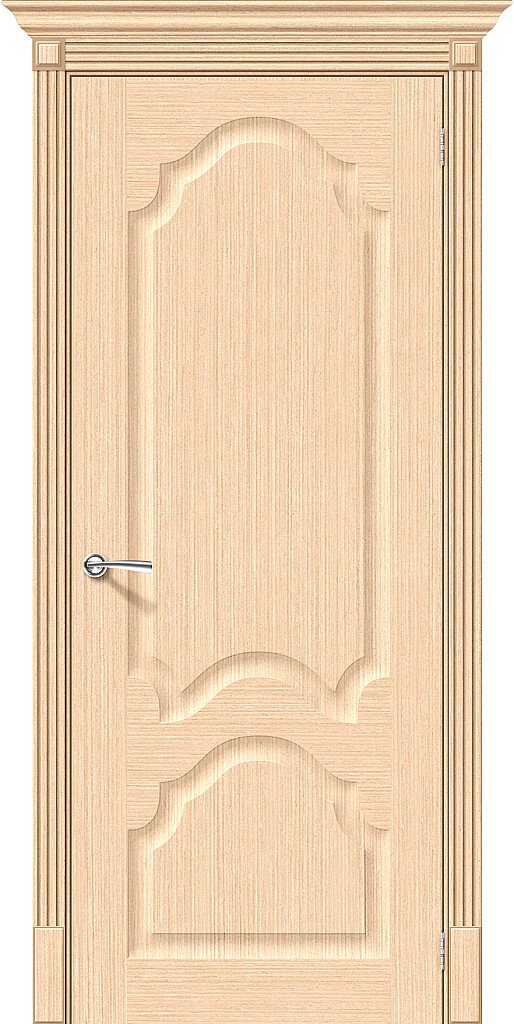 Дверь Браво модель Афина цвет Белёный дуб (Ф-22)