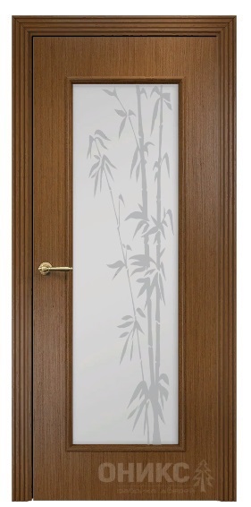 Дверь Оникс модель Турин цвет Орех сатинат пескоструй рис. 5