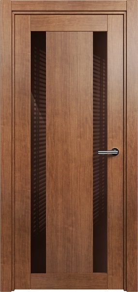 Дверь Status Estetica модель 822 Анегри стекло лакобель коричневый