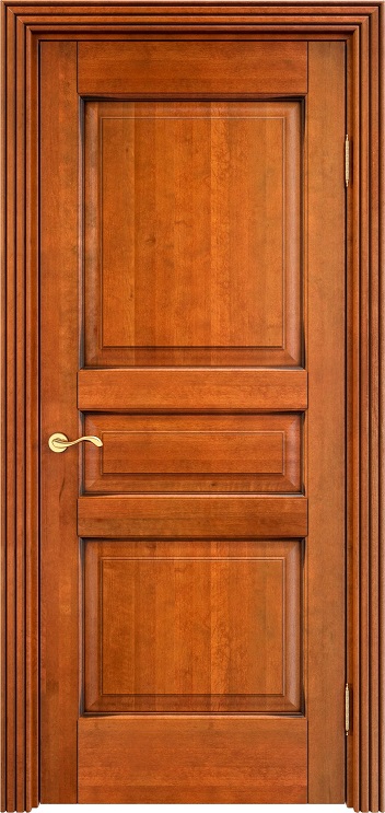 Дверь Массив Ольхи модель Ол5 цвет Медовый+патина орех