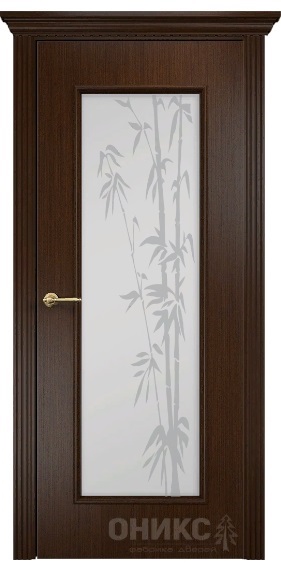 Дверь Оникс модель Турин цвет Венге сатинат пескоструй Рис. 5