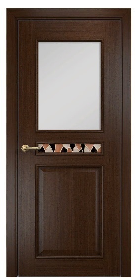 Дверь Оникс модель Ника цвет Венге сатинат