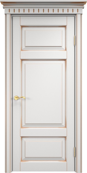 Дверь Массив Ольхи модель Ол55 цвет Грунт+патина золото