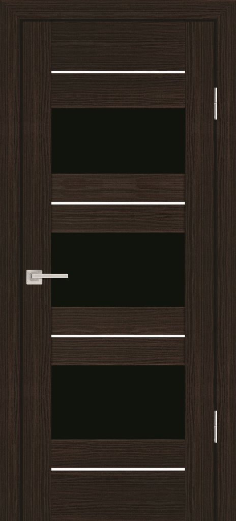 Дверь Profilo Porte PS-11 Венге мелинга черный лакобель