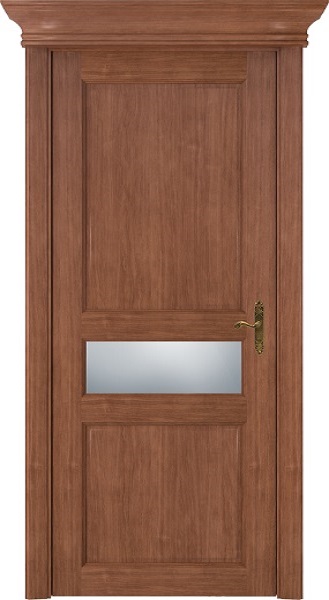 Дверь Status Classic модель 534 Анегри стекло Сатинато белое