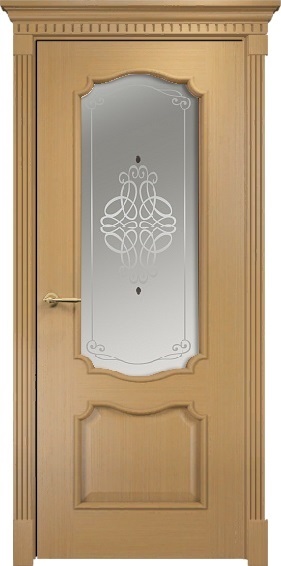 Дверь Оникс модель Венеция цвет Анегри стекло фьюзинг Ажур