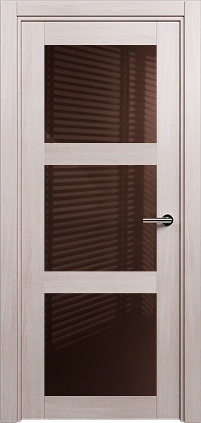 Дверь Status Estetica модель 833 Дуб капучино стекло лакобель коричневый