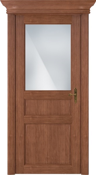 Дверь Status Classic модель 532 Анегри стекло Сатинато белое
