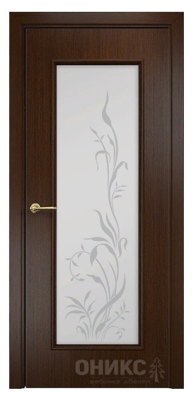 Дверь Оникс модель Турин цвет Венге сатинат пескоструй Рис. 9