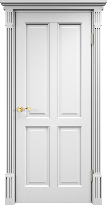 Дверь Массив Сосны модель 15ш цвет Белая Эмаль