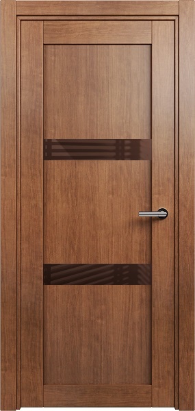 Дверь Status Estetica модель 832 Анегри стекло лакобель коричневый