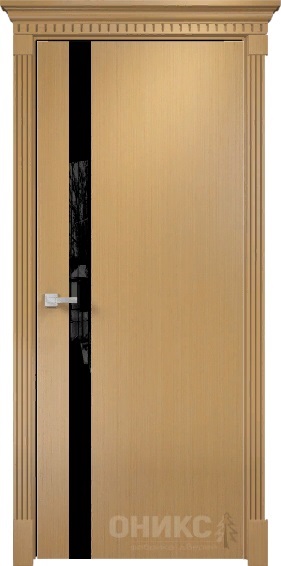 Дверь Оникс модель Верона цвет Анегри триплекс черный