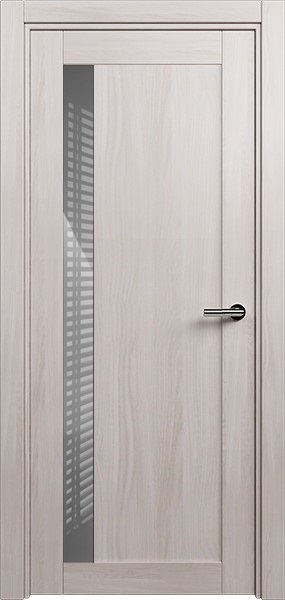 Дверь Status Estetica модель 821 Ясень стекло лакобель серый