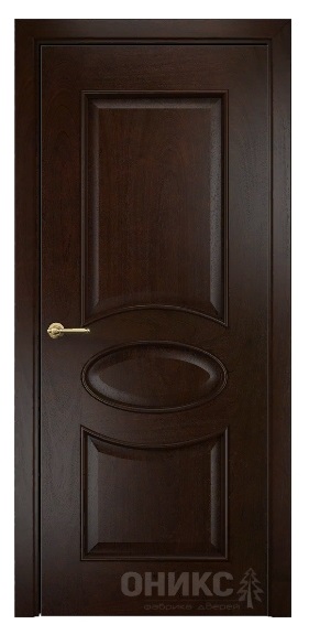 Дверь Оникс модель Эллипс цвет Палисандр