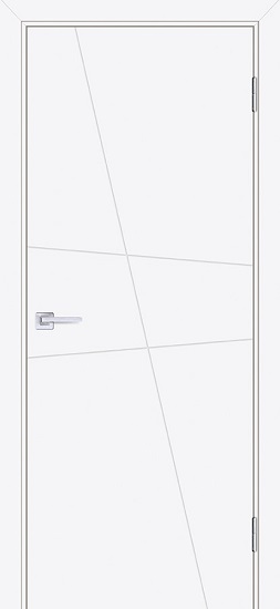 Дверь Текона модель Смальта-Line 02 цвет RAL 9003