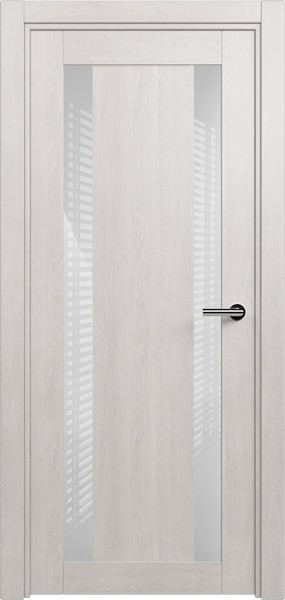 Дверь Status Estetica модель 822 Дуб белый стекло лакобель белый