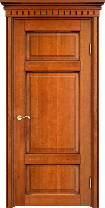 Дверь Массив Ольхи модель Ол55 цвет Медовый+патина орех