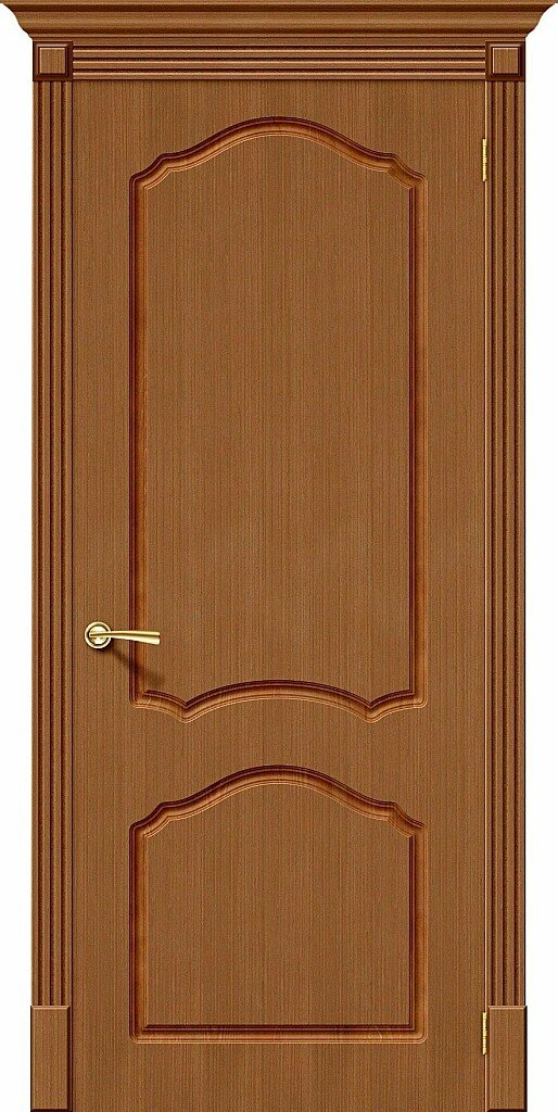 Дверь Браво модель Каролина цвет Орех (Ф-11)