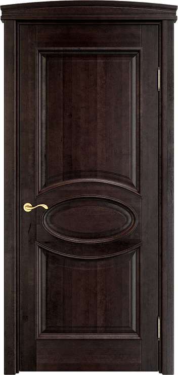 Дверь Массив Ольхи модель Ол26 цвет Венге