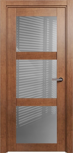 Дверь Status Estetica модель 833 Анегри стекло лакобель серый